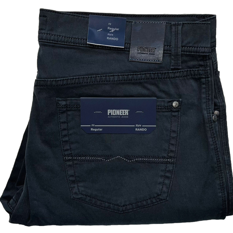 PIONEER ® Herren STRETCH RANDO Jeans Dunkelgrau leichte Hose